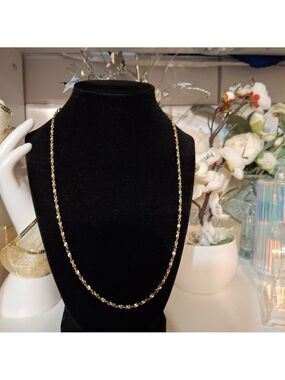 Vintage Gold Nugget 20" Chain Necklace